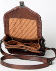 American Darling Messenger Full Grain Genuine Leather Western Women Bag Handbag Purse | Crossbody for Cute