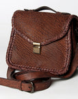 American Darling Messenger Full Grain Genuine Leather Western Women Bag Handbag Purse | Crossbody for Cute
