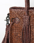 American Darling Tote Full Grain Genuine Leather Western Women Bag Handbag Purse | Travel Bags College Casual