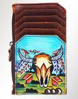 American Darling ADCCM101R20 Card-Holder Genuine Leather Women Bag Western Handbag Purse