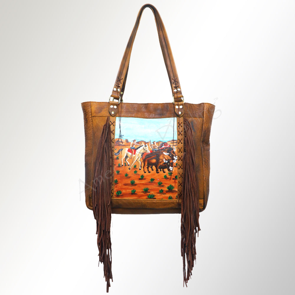 American Darling ADBGM166R35 Tote Genuine Leather women bag western handbag purse