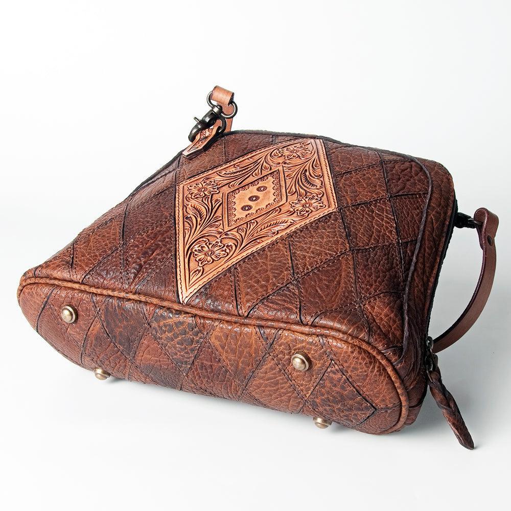 American Darling ADBGZ518 Crossbody Hand Tooled Genuine Leather Women Bag Western Handbag Purse