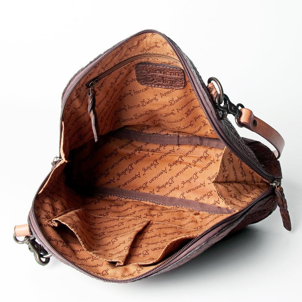 American Darling ADBGZ518 Crossbody Hand Tooled Genuine Leather Women Bag Western Handbag Purse