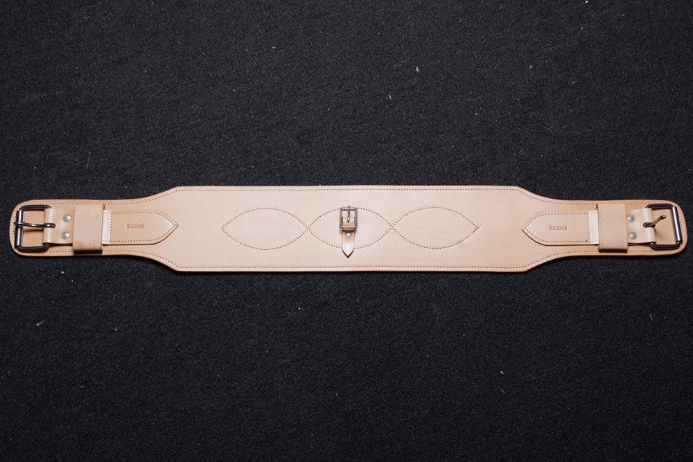 Hilason Western Flank Cinch With Connector Strap Stainless Steel Fitting