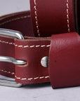 HILASON Western Genuine Leather Belt for Men Women Cowboy Cowgirl Handmade Unisex Full Grain Heavy Duty Tooled Belt for Jeans
