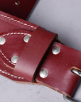 Hilason HD 3 Inch Ranger Leather Work Belts Brown