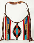 Hobo Saddle Blanket Leather Western Style Handbag for Women with Timeless Craftsmanship