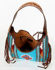Hobo Saddle Blanket Leather Western Style Handbag for Women with Timeless Craftsmanship