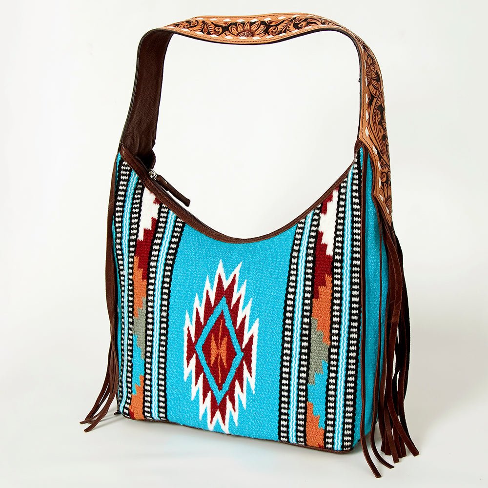 Hobo Saddle Blanket Leather Western Style Handbag for Women with Timeless Craftsmanship