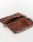 Hair On Genuine Leather Wallet For Women Western Style Purse