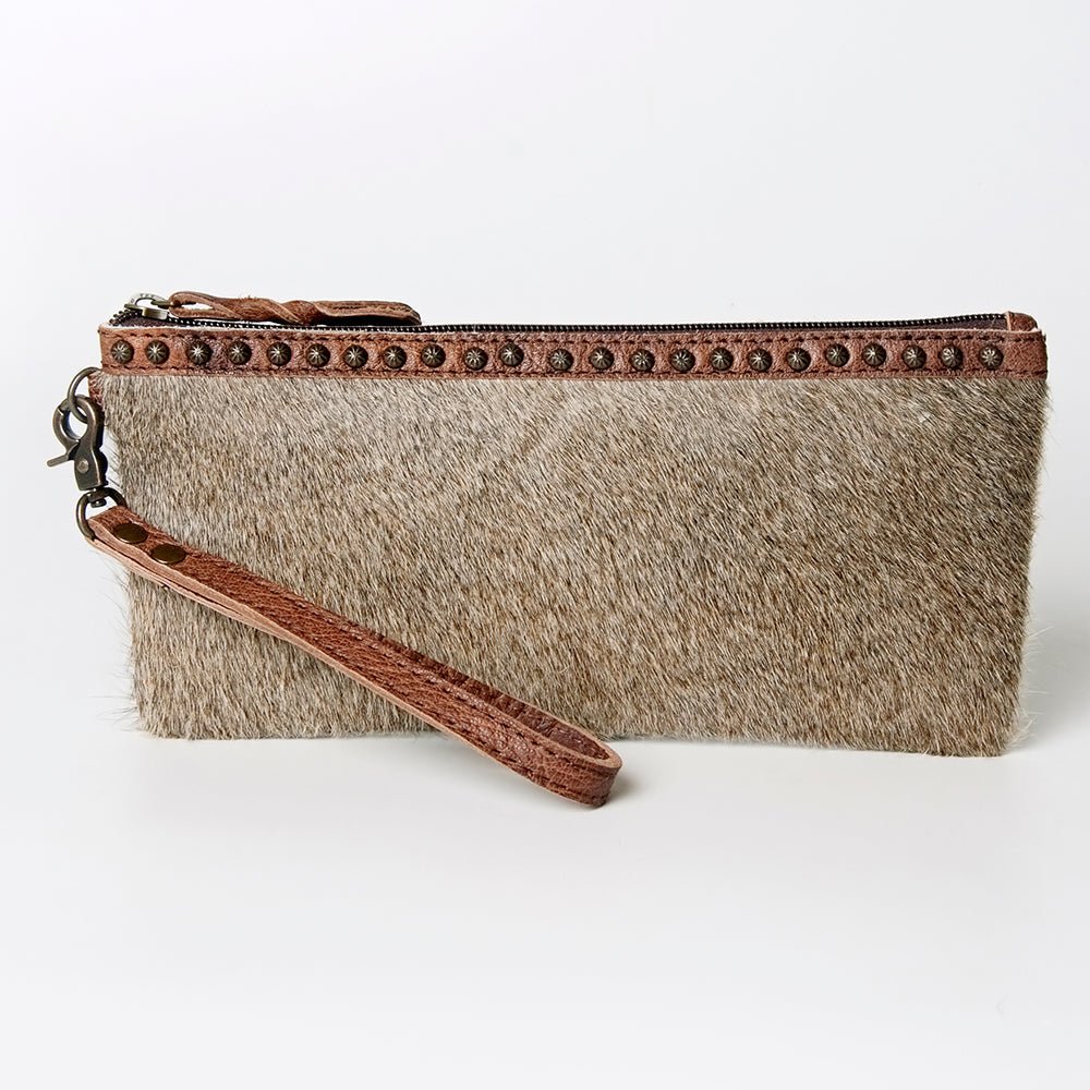 American Darling Wristlet Genuine Leather Women Bag W. Handbag Purse –