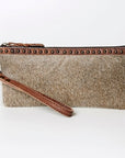 American Darling Wristlet Genuine Leather Women Bag W. Handbag Purse –