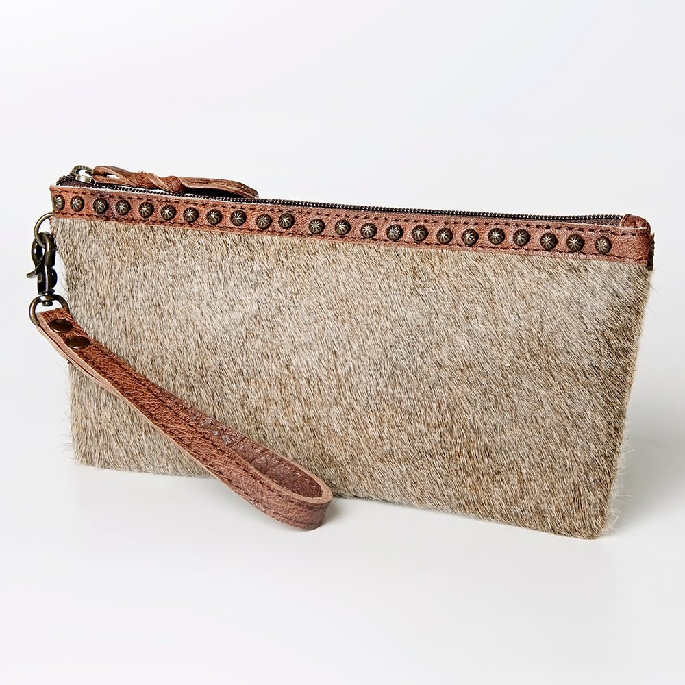 American Darling Wristlet Genuine Leather Women Bag W. Handbag Purse –