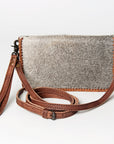 American Darling Organizer Hair On Genuine Leather Western Women Bag Handbag Purse | for Cute Travel