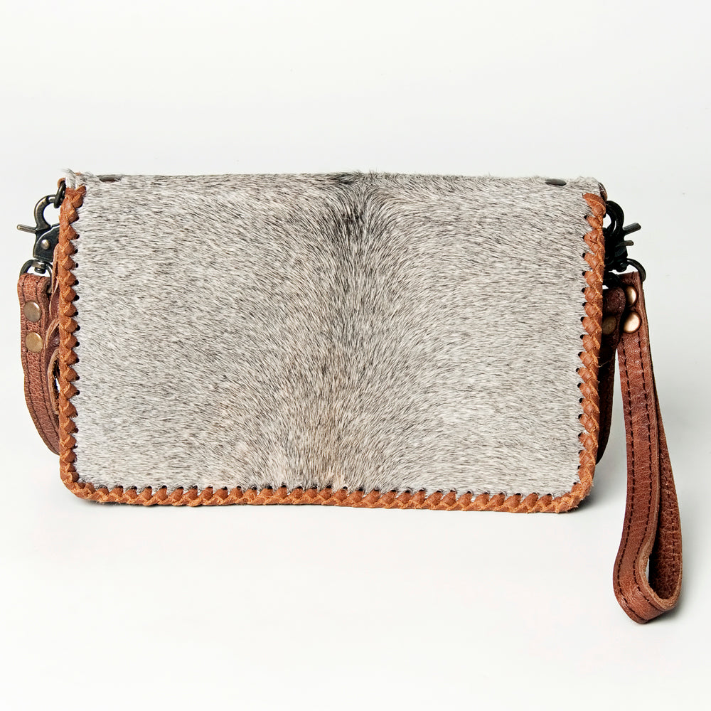 American Darling Organizer Hair On Genuine Leather Western Women Bag Handbag Purse | for Cute Travel