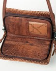 American Darling Organizer Hair On Genuine Leather Western Women Bag Handbag Purse | for Cute Travel