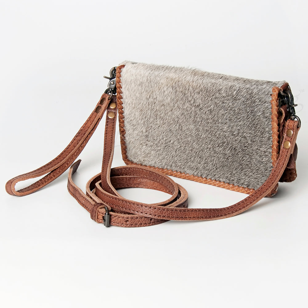 American Darling Organizer Hair On Genuine Leather Western Women Bag Handbag Purse | for Cute Travel