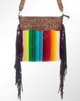 ADBGZ271 American Darling Hand Tooled Saddle Blanket Genuine Leather Women Bag Western Handbag Purse