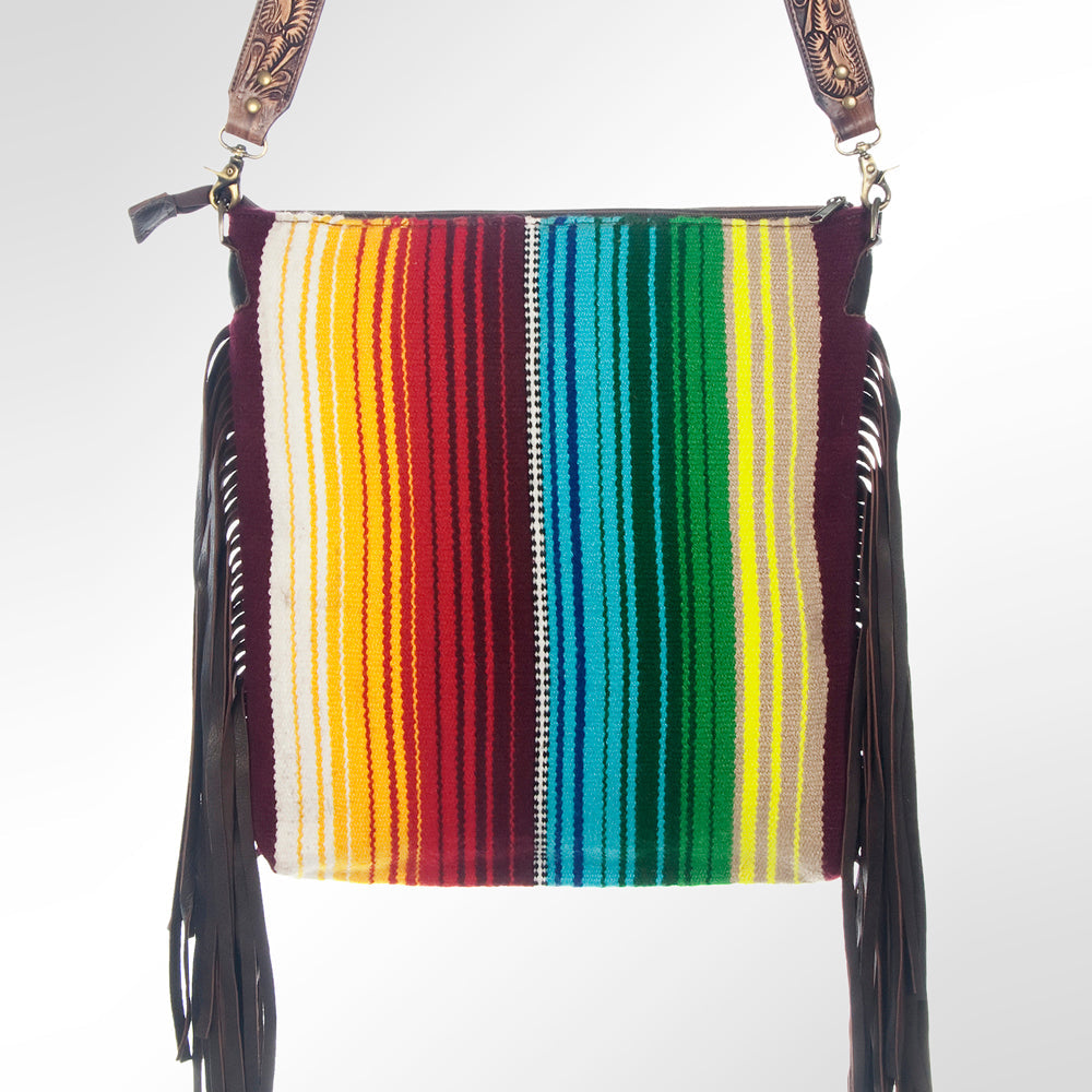 ADBGZ271 American Darling Hand Tooled Saddle Blanket Genuine Leather Women Bag Western Handbag Purse