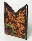 American Darling ADCCF108 Card-Holder Hand Tooled Genuine Leather Women Bag Western Handbag Purse