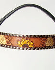 AMERICAN DARLING Western Horse Headstall Breast Collar Set American Leather