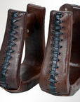 Horse Western Saddle Stirrup Leather Stirrups Pair Hilason
