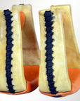 Horse Western Saddle Stirrup Rawhide Leather Stirrups Pair Hilason