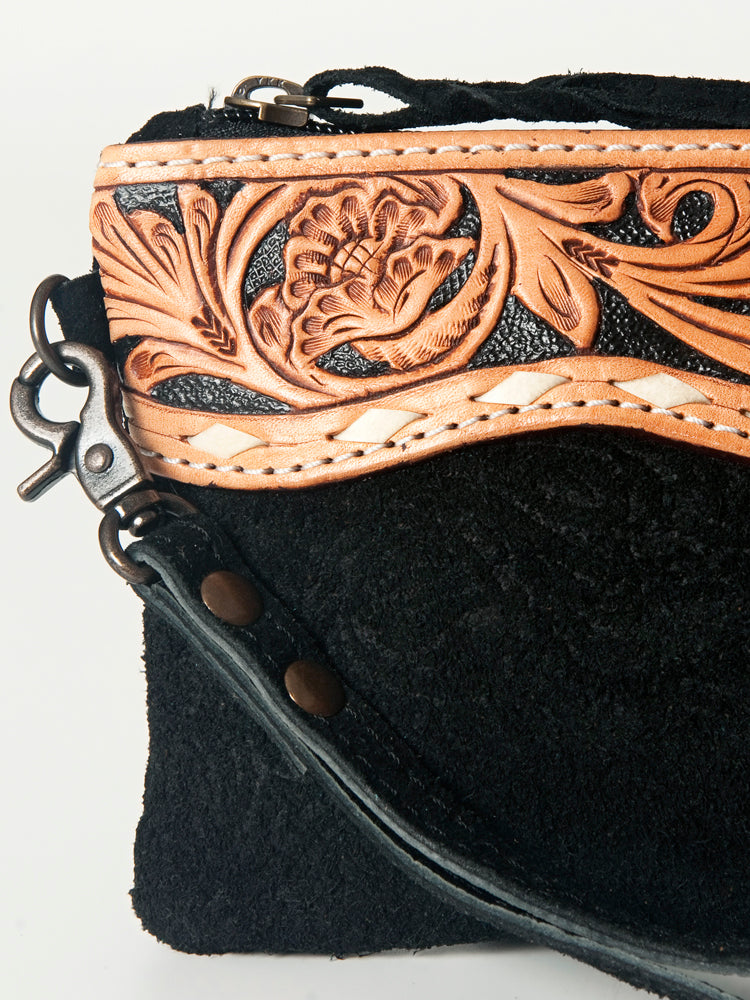 American Darling Wristlet Hand Tooled Embossed Genuine Leather Western Women Bag | Handbag Purse | Women Wristlet Purse | Wristlet Purse | Travel Wristlet Purse | Leather Wristlet Purse | Clutch Wristlet Purse