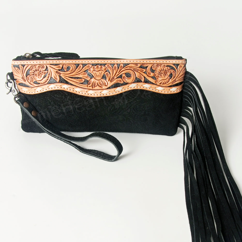 American Darling Wristlet Hand Tooled Embossed Genuine Leather Western Women Bag | Handbag Purse | Women Wristlet Purse | Wristlet Purse | Travel Wristlet Purse | Leather Wristlet Purse | Clutch Wristlet Purse
