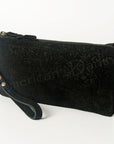 American Darling Wristlet Genuine Leather Women Bag W. Handbag Purse –