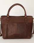 American Darling Tote Hand Tooled Hair On Genuine Leather Women Bag Western Handbag Purse