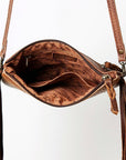 American Darling GIBGX275 Crocodile Embossed Genuine Leather Women Bag Western Handbag Purse