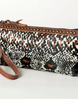 American Darling Wristlet Genuine Leather Women Bag W. Handbag Purse –