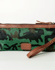 American Darling Wristlet Hair on Genuine Leather Western Women Bag | Handbag Purse | Women Wristlet | Wristlet Wristlet | Travel Wristlet | Leather Wristlet | Clutch Wristlet