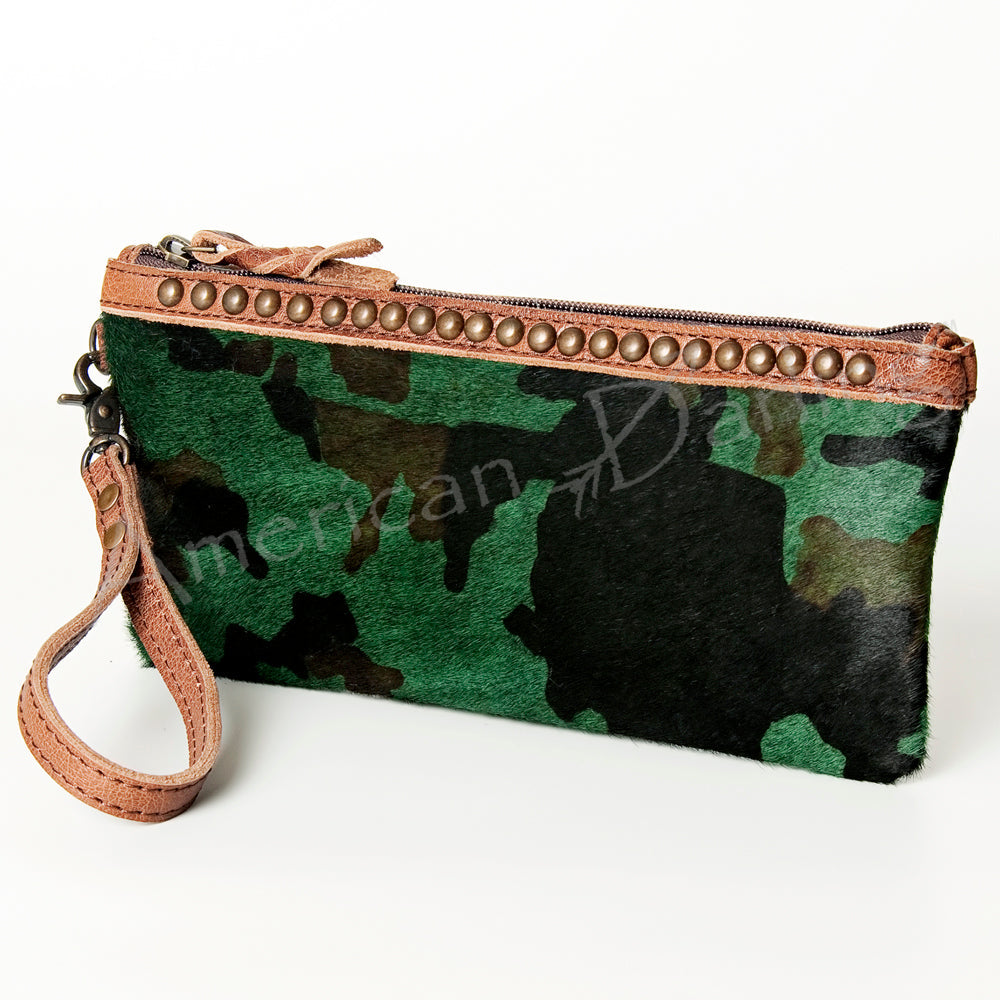 American Darling Wristlet Hair on Genuine Leather Western Women Bag | Handbag Purse | Women Wristlet | Wristlet Wristlet | Travel Wristlet | Leather Wristlet | Clutch Wristlet