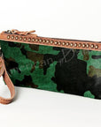 American Darling Wristlet Genuine Leather Women Bag W. Handbag Purse –