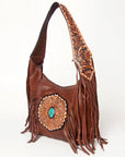 American Darling ADBGA219A Tote Hand Tooled Genuine Leather women bag western handbag purse