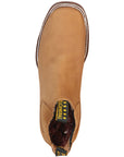 El General Square Toe Ankle Boot in Vintage Gold