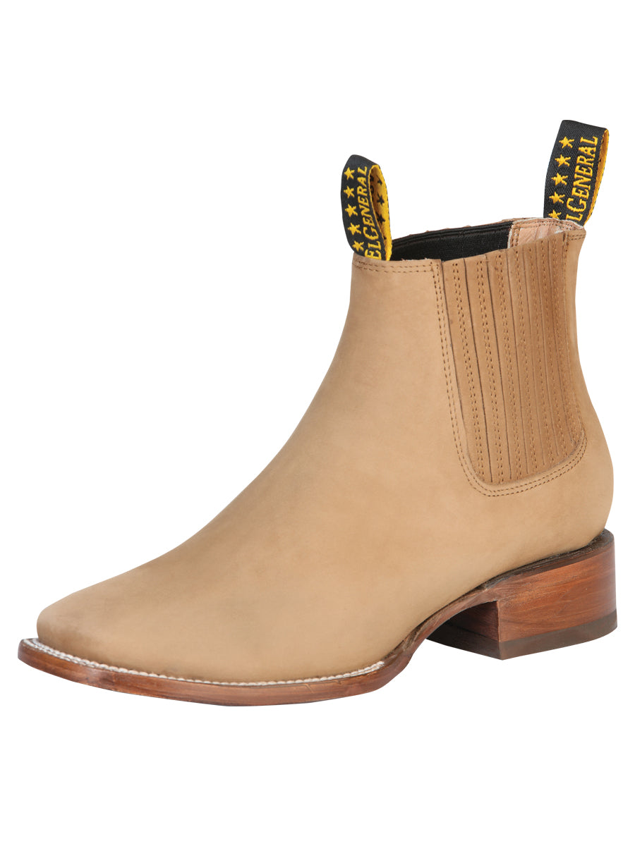 El General Men's Ankle Boot — Nubuck Sand
