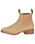 El General Square Toe Ankle Boot — Nubuck Sand