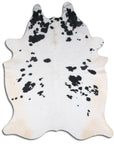 Premium Handcrafted Cowhide Rug With Hair On Leather Finish For Contemporary Living