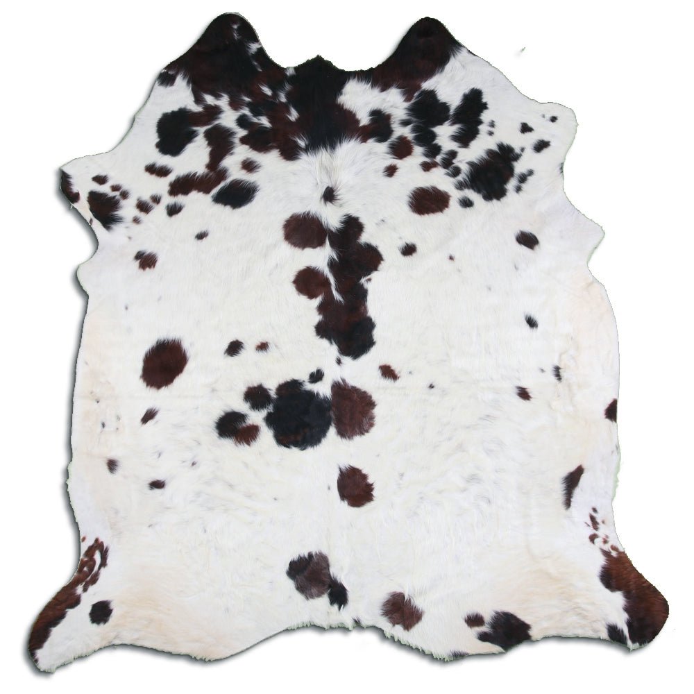 7 Ft X 7 Ft Genuine Brazilian Cowhide Skin Rug by Hilason | Hair-On Leather Home Décor Carpet