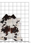 7 Ft X 6.5 Ft Genuine Brazilian Cowhide Skin Rug by Hilason | Hair-On Leather Home Décor Carpet