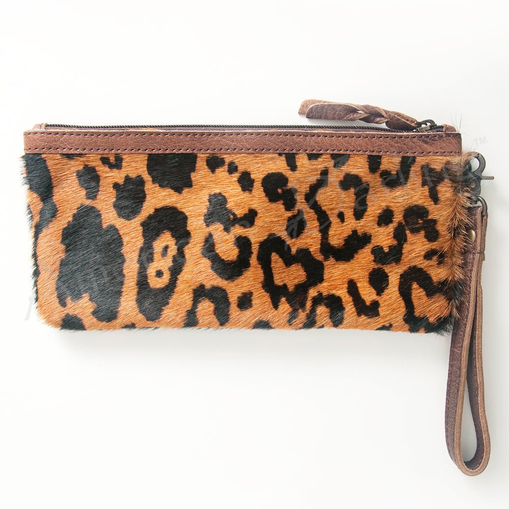 American Darling Wristlet Genuine Leather Women Bag W. Handbag Purse –