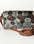 American Darling Organizer Saddle Blanket Genuine Leather Western Women Bag Handbag Purse | for Cute Travel