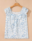 Beatrice Bow Back Square Blouse