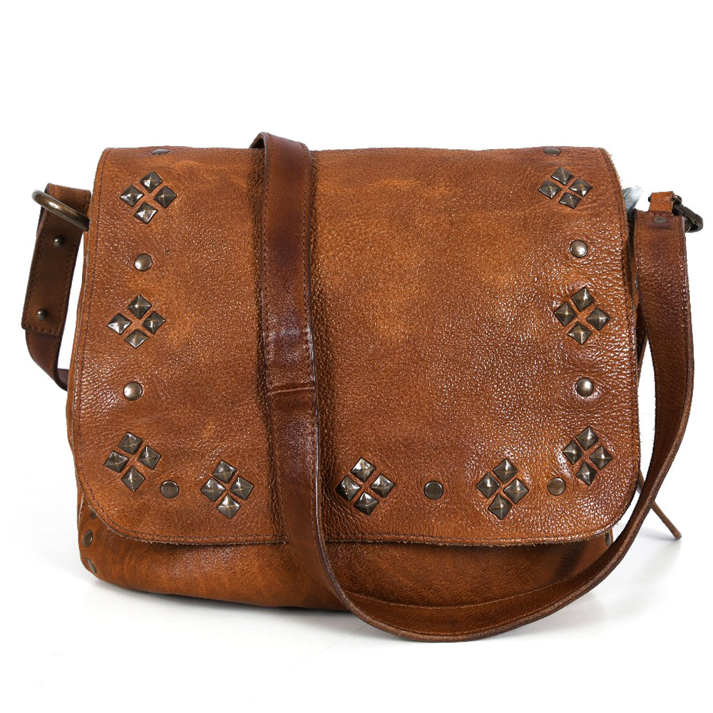 Never Mind Nmbgr105Lb Cross Body I Vintage Handmade Genuine Cowhide Leather Women Bag Western Handbag Purse
