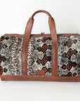 American Darling ADBGS174A Duffel Hair On Genuine Leather women bag western handbag purse