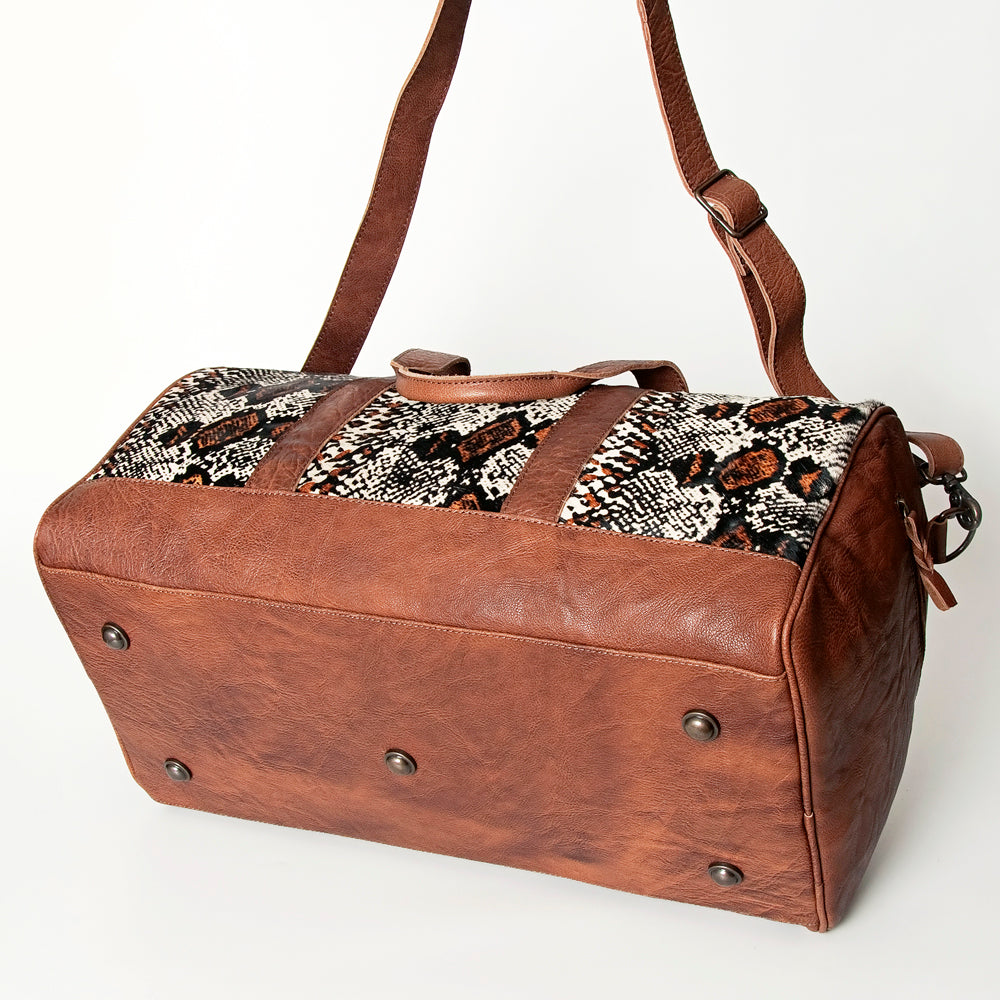American Darling ADBGS174A Duffel Hair On Genuine Leather women bag western handbag purse