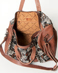 American Darling Women's Duffel Bag Western Hair On Genuine Leather Handbag and Ladies Purse